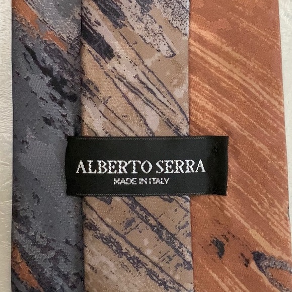 Alberto Serra TIE- brown/dark grey multi - Picture 4 of 10